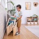 ECR4Kids Bentwood Stacking Stools for Kids, Flexible Seating, 12" Height, 6-Piece