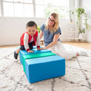 Big Foam Block Playset, Soft Colorful Stacking Play Blocks, 7-Piece