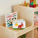 Birch 3-2-1 Cube Storage Cabinet, 6-Compartment Wood Bookcase