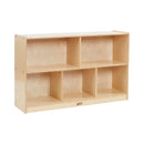 Birch Compartment Storage Cabinet