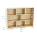 Birch Compartment Storage Cabinet