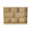 Birch Compartment Storage Cabinet