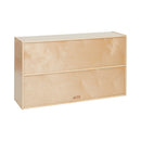 Birch Compartment Storage Cabinet