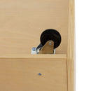 Birch Compartment Storage Cabinet