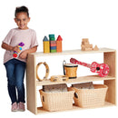 Armoire de rangement profilée en bouleau – Solution de rangement en bois dur pour la salle de classe et la maison des enfants