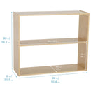 Armoire de rangement profilée en bouleau – Solution de rangement en bois dur pour la salle de classe et la maison des enfants