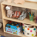 Armoire de rangement profilée en bouleau – Solution de rangement en bois dur pour la salle de classe et la maison des enfants