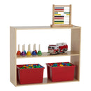 Armoire de rangement profilée en bouleau – Solution de rangement en bois dur pour la salle de classe et la maison des enfants
