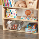 Armoire de rangement profilée en bouleau – Solution de rangement en bois dur pour la salle de classe et la maison des enfants