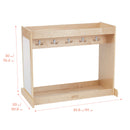 Birch Streamline Toddler Dress-Up Island, Dress-Up Storage Organizer with Mirrors