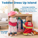 Birch Streamline Toddler Dress-Up Island, Dress-Up Storage Organizer with Mirrors
