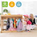 Birch Streamline Toddler Dress-Up Island, Dress-Up Storage Organizer with Mirrors
