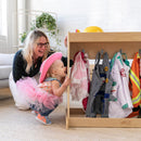 Birch Streamline Toddler Dress-Up Island, Dress-Up Storage Organizer with Mirrors