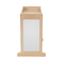 Birch Streamline Toddler Dress-Up Island, Dress-Up Storage Organizer with Mirrors