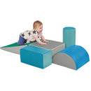 Climb and Crawl Activity Playset, Lightweight Foam Shapes, Soft Buidling Blocks, 5-Piece