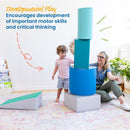 Climb and Crawl Activity Playset, Lightweight Foam Shapes, Soft Buidling Blocks, 5-Piece