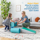 Climb and Crawl Activity Playset, Lightweight Foam Shapes, Soft Buidling Blocks, 5-Piece