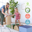Climb and Crawl Activity Playset, Lightweight Foam Shapes, Soft Buidling Blocks, 5-Piece
