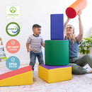 Climb and Crawl Activity Playset, Lightweight Foam Shapes, Soft Buidling Blocks, 5-Piece
