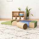Climb and Crawl Activity Playset, Lightweight Foam Shapes, Soft Buidling Blocks, 5-Piece