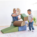Climb and Crawl Activity Playset, Lightweight Foam Shapes, Soft Buidling Blocks, 5-Piece