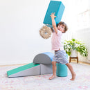 Climb and Crawl Activity Playset, Lightweight Foam Shapes, Soft Buidling Blocks, 5-Piece