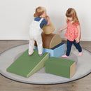Climb and Crawl Activity Playset, Lightweight Foam Shapes, Soft Buidling Blocks, 5-Piece