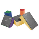 Climb and Crawl Activity Playset, Lightweight Foam Shapes, Soft Buidling Blocks, 5-Piece