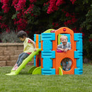 Activity Park Playhouse, Indoor/Outdoor Play House with Slide or Climb Stairs