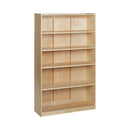 Birch Bookcase with Adjustable Shelves, Wood Book Shelf Organizer for Kids