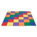 Patchwork Toddler Activity Mat, Folding Tummy Time Foam Playmat