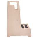 Reach-Up Kids Step Stool with Handles, Eco-Friendly Birch Plywood Stool with Safety Rails