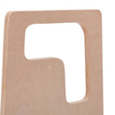 Reach-Up Kids Step Stool with Handles, Eco-Friendly Birch Plywood Stool with Safety Rails