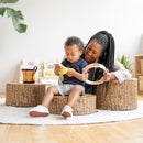 Tree Stump Stool Set, Flexible Classroom Seating, Multiple Seat Heights, 3-Piece