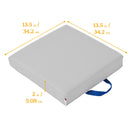 Floor Cushions with Handles, 2" Deluxe Foam