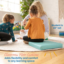 Floor Cushions with Handles, 2" Deluxe Foam