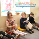 Floor Cushions with Handles, 2" Deluxe Foam