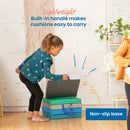 Floor Cushions with Handles, 2" Deluxe Foam