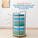 Floor Cushions with Handles, 2" Deluxe Foam