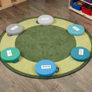 Floor Cushions with Handles, 2" Deluxe Foam