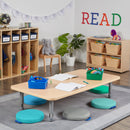 Floor Cushions with Handles, 2" Deluxe Foam