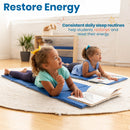 Tapis de repos pliables, matelas de sieste pour enfants, 4 plis, 1,6 cm d'épaisseur