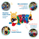 GUS Climb-N-Crawl Caterpillar Tunnel, Indoor/Outdoor Play Structure
