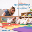 Junior Bi-Directional Birch Standing Mirror, Single-Sided Floor Mirror for Babies, 36in High