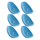 Leaf Floor Seat, Portable Scoop Chair, Kids' Plastic Flexible Seating, 6-Piece