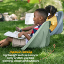 Leaf Floor Seat, Portable Scoop Chair, Kids' Plastic Flexible Seating, 6-Piece