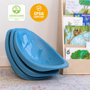 Leaf Floor Seat, Portable Scoop Chair, Kids' Plastic Flexible Seating, 6-Piece