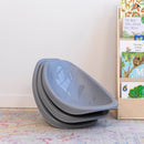 Leaf Floor Seat, Portable Scoop Chair, Kids' Plastic Flexible Seating, 6-Piece