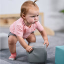Patchwork Toddler Foam Blocks, Colorful Building Blocks, 12-Piece