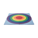 Quad Fold-n-Go Activity Play Mat, Colorful Tummy Time Folding Foam Mat